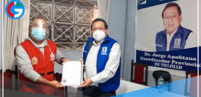 JNE visitó al responsable político de “Educa Perú” en la provincia de Trujillo, Dr. Jorge Apolitano  