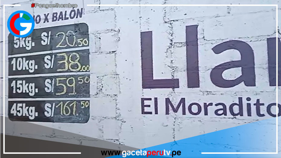 Arequipa: el balón de gas de 10 kilos cuesta ahora S/ 38