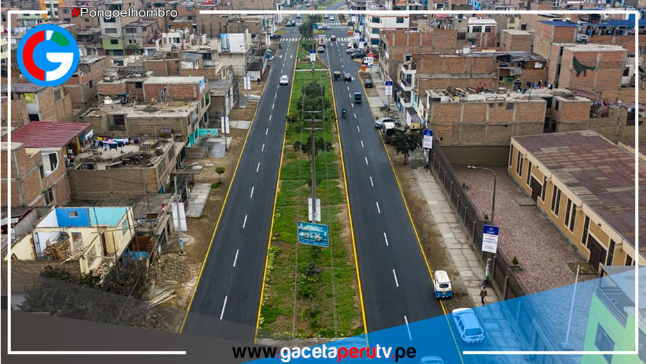 Municipalidad de Lima renovó pistas en la Av. Carabayllo