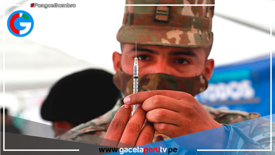 Covid-19: brigadas de las FF.AA. se integrarán esta semana al proceso de vacunación