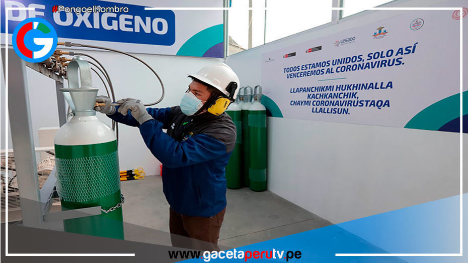 Huancavelica: inauguran planta de oxígeno que beneficiará a 160,000 personas