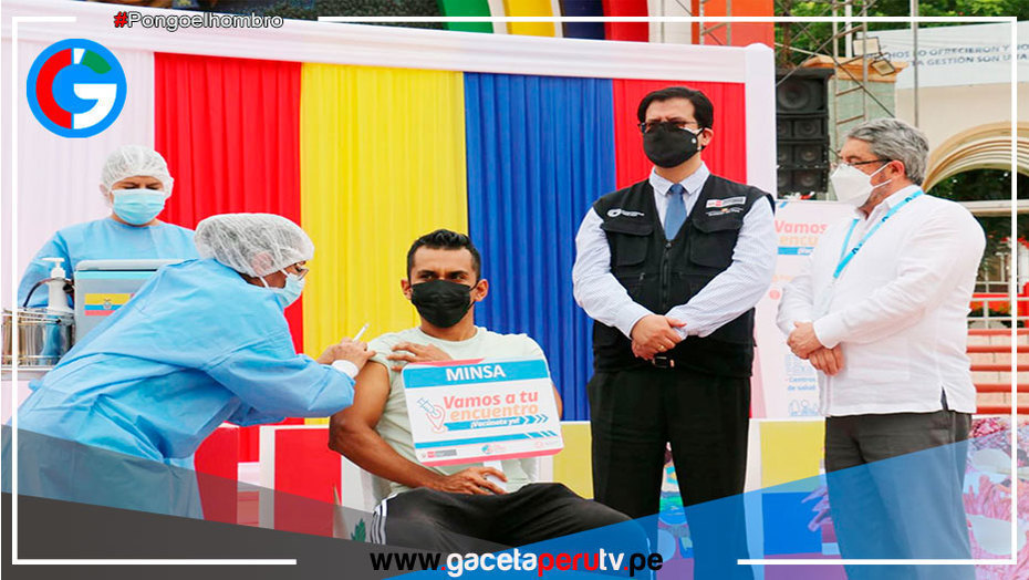 Perú y Ecuador lanzan campaña binacional de vacunación contra covid-19