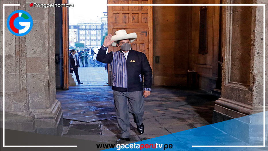 Presidente Castillo culmina hoy actividades en México y parte a EEUU