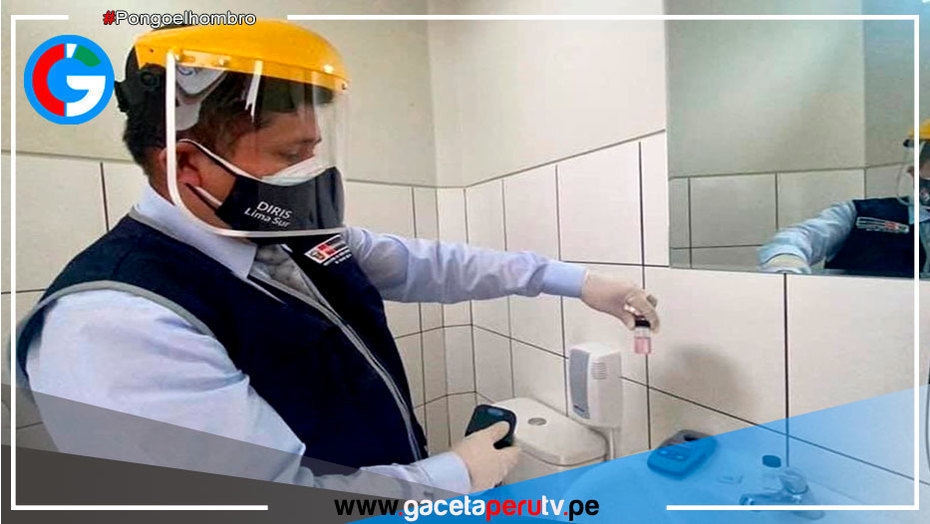 Minsa supervisa protocolo de bioseguridad en colegio que inició clases semipresenciales