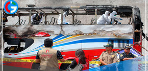 Fiori: confirman multa de S/ 3.3 mlls por incendio de bus donde murieron 17 pasajeros 