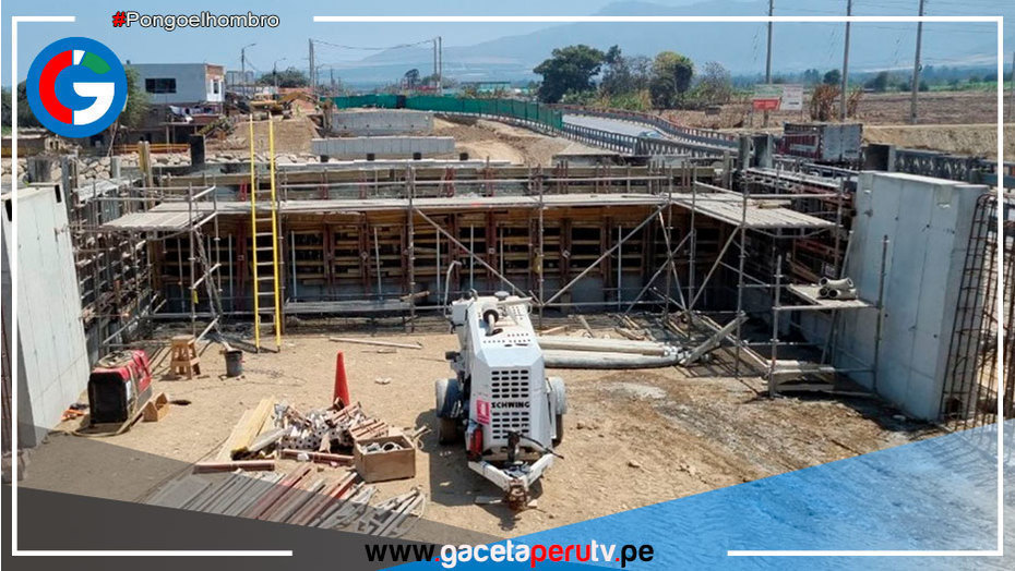 Resaltan avances en la construcción de puente Virú en la Panamericana Norte