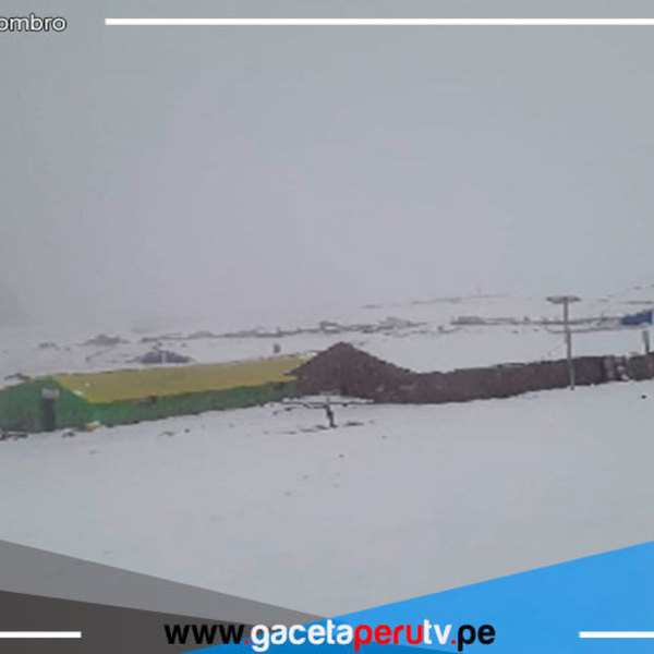 Precipitaciones sólidas y líquidas seguirán cayendo en la Sierra hasta este jueves 