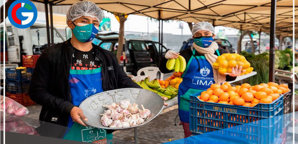 Alimentos a precios al por mayor en Mercado Móvil en el Rímac 