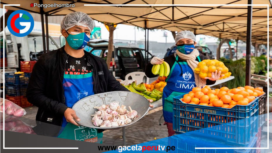 Alimentos a precios al por mayor en Mercado Móvil en el Rímac