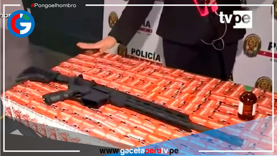 PNP interviene a dos ciudadanos extranjeros cuando intentaban vender un fusil de asalto