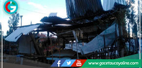 Fuertes vientos dañan varias viviendas en tres localidades de Independencia en Áncash