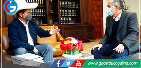 Presidente Castillo sostuvo reunión de trabajo con ministro de Economía