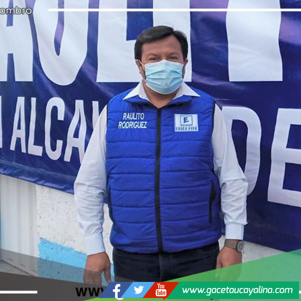 Raulito Rodríguez: “El distrito La Esperanza requiere un cambio de autoridades que trabajen fomentando la educación y valores”
