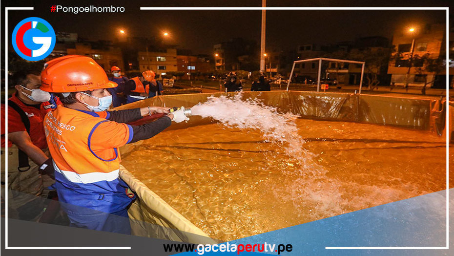 MML entregará 20 mil m3 de agua potable a familias afectadas por aniego en SJL