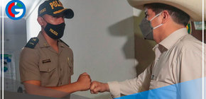 Pedro Castillo visitó dos comisarías y Hospital Dos de Mayo 