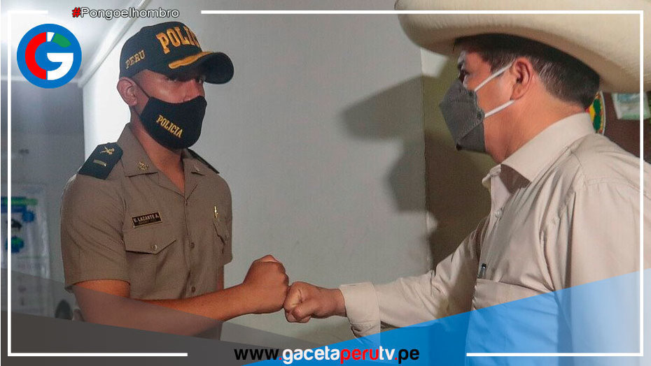Pedro Castillo visitó dos comisarías y Hospital Dos de Mayo