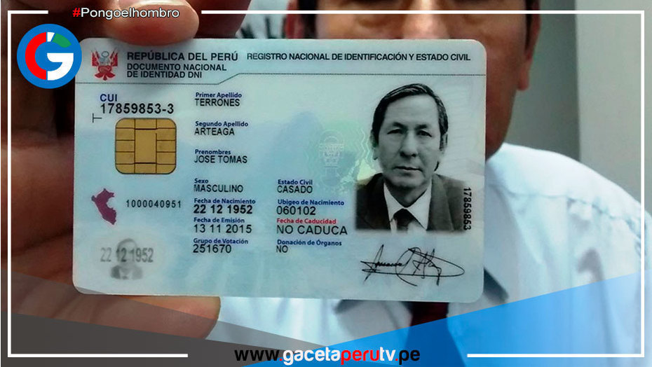 Reniec recuerda que DNI vencidos tienen vigencia hasta el 31 de marzo