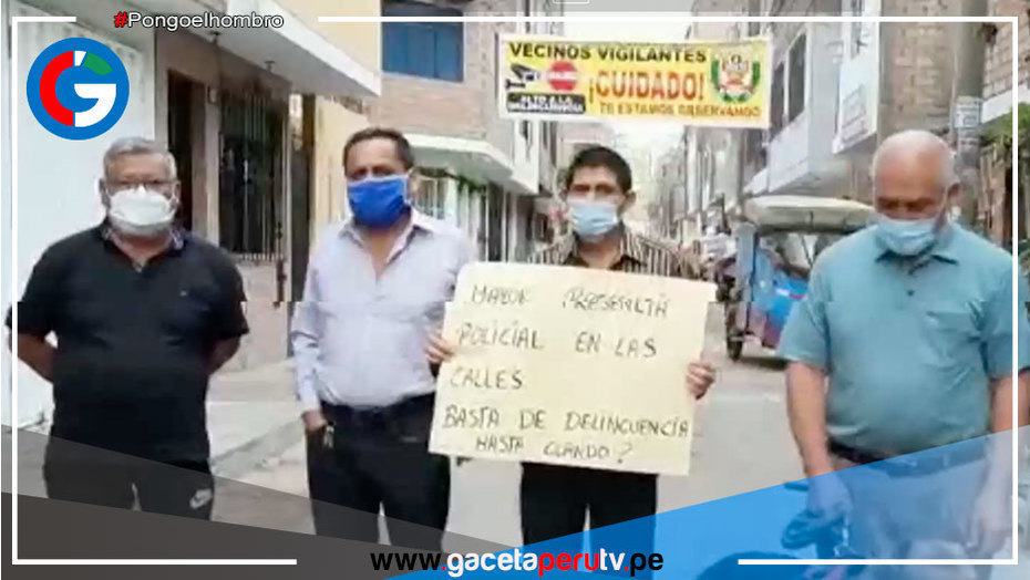 Los Olivos: Vecinos denuncian aumento de robos y asaltos