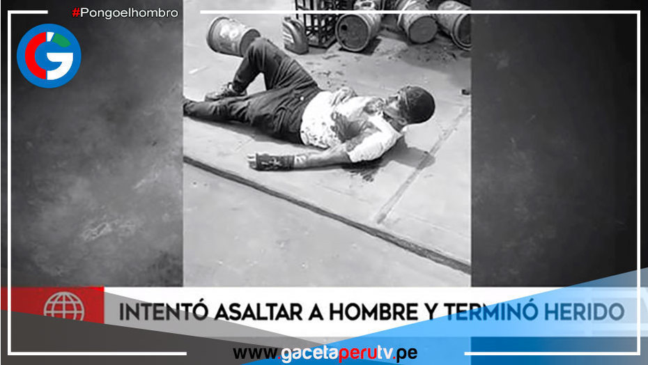 Delincuente pide ayuda tras intentar robar a mano armada a victima que resulto ser policía en retiro