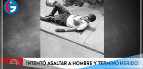 Delincuente pide ayuda tras intentar robar a mano armada a victima que resulto ser policía en retiro