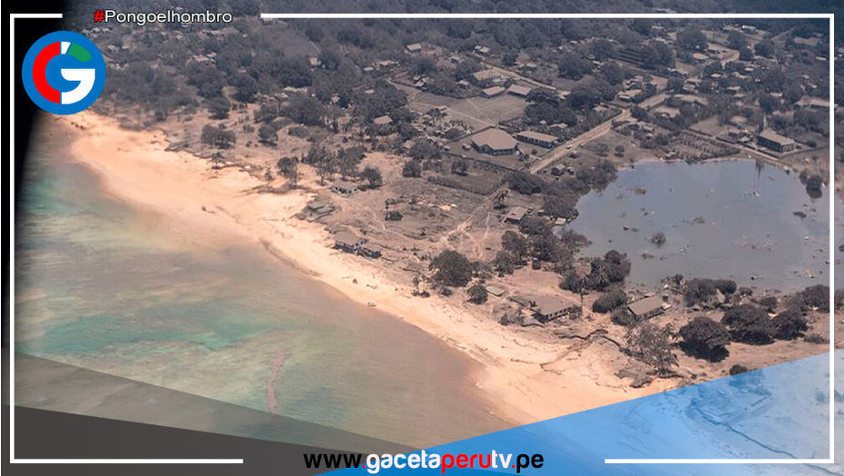 Imágenes aéreas muestran la devastación tras el tsunami
