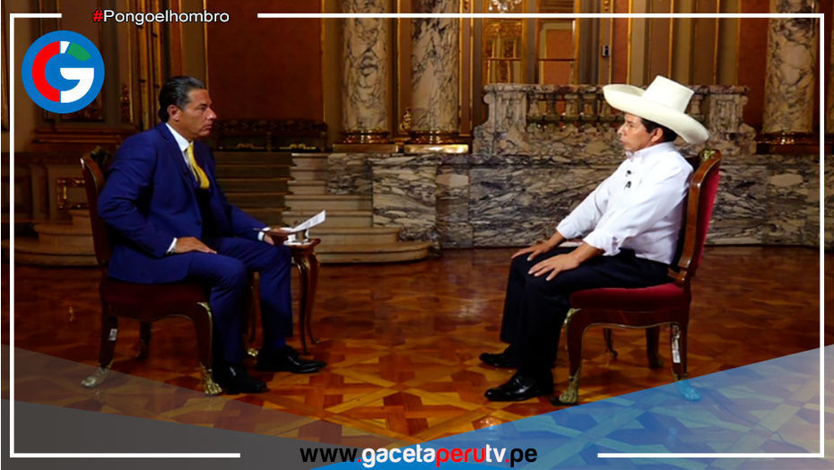 Pedro Castillo: No soy un político. No fui entrenado para ser presidente