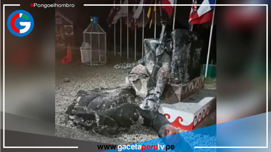 Delincuentes incendiaron por completo el "huaco de la fertilidad" de Moche