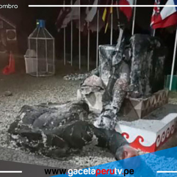 Delincuentes incendiaron por completo el "huaco de la fertilidad" de Moche