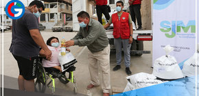 Entregan 1,812 canastas a población vulnerable en San Juan de Miraflores