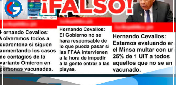 Desmienten supuestas declaraciones de ministro sobre retorno a cuarentena por ómicron 