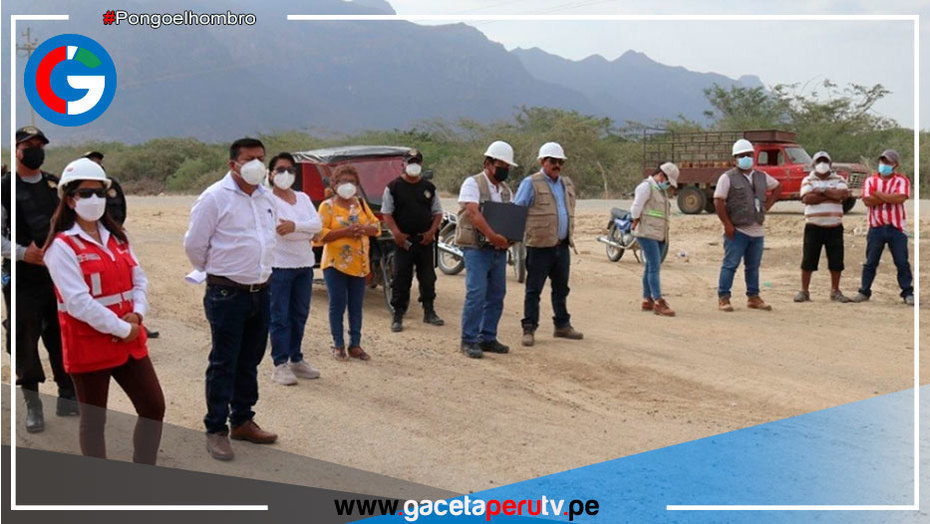 Inician reconstrucción de vía vecinal Valle Viejo Olmos en Lambayeque