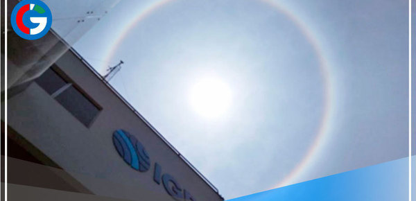 Halo solar se pudo observar en distritos de Lima 