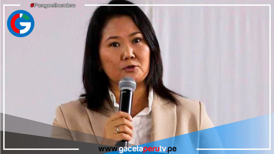 Lideresa de Fuerza Popular informó que dio positivo a la COVID-19