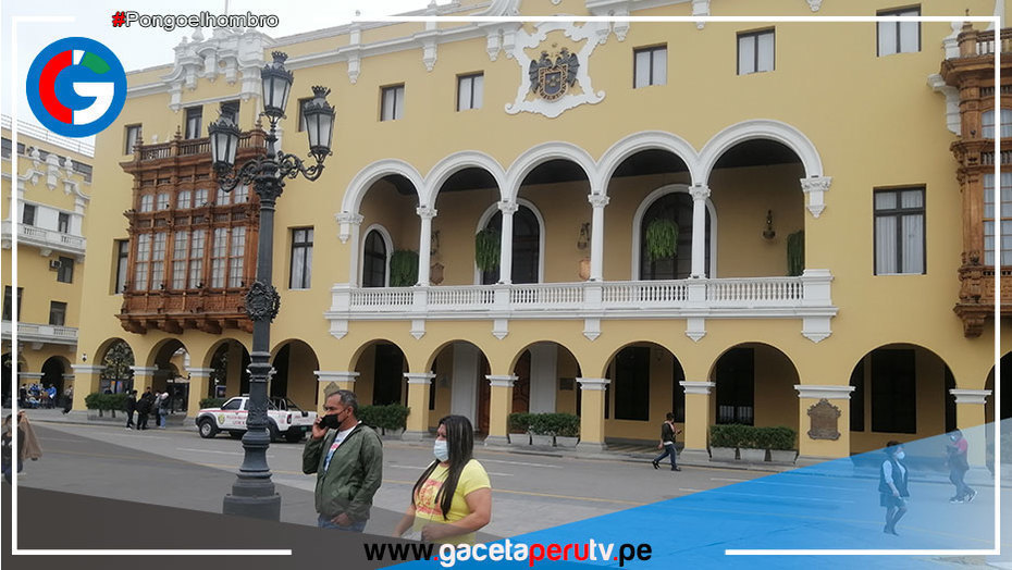 Disponen el embanderamiento del centro histórico de Lima por Aniversario