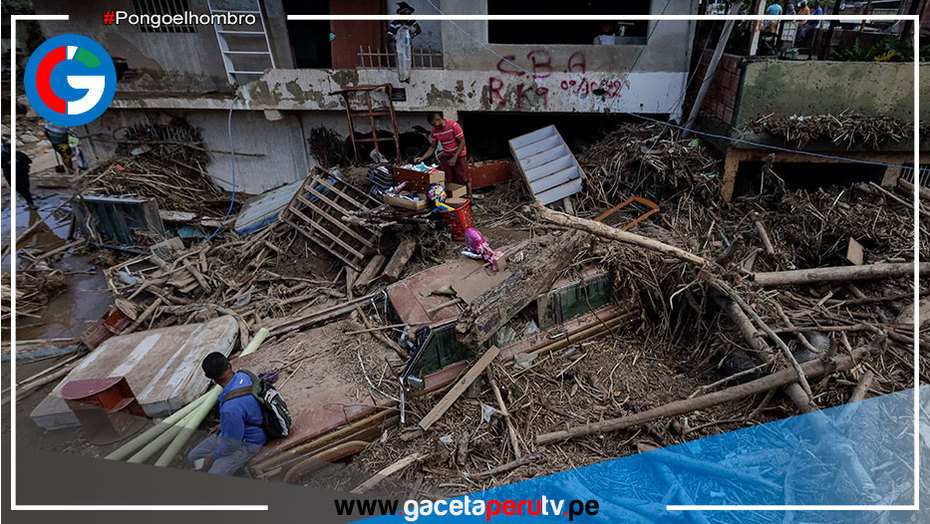 50 muertos por un corrimiento de tierras en Venezuela