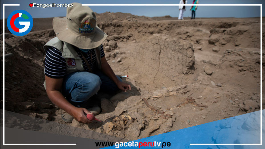 Hallan cementerio colonial en huaca Tres Palos