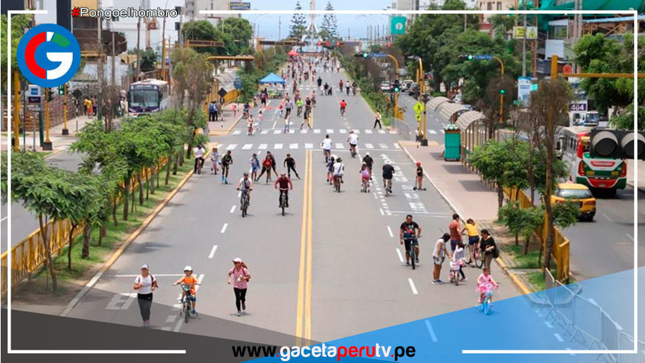 Cerrarán av. Brasil al tránsito vehicular todos los domingos