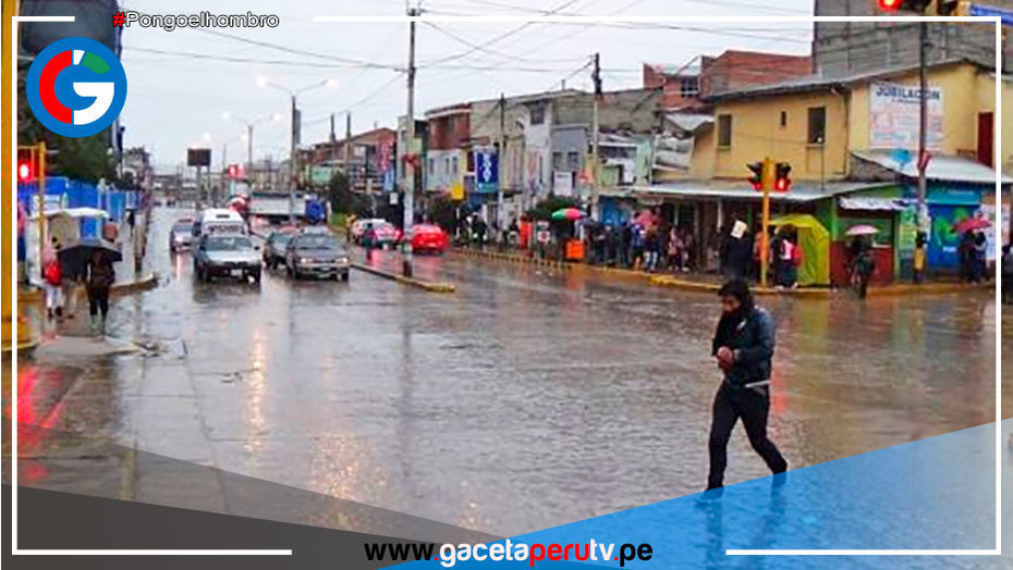 Hoy se registrarán lluvias de moderada a fuerte intensidad en 8 regiones