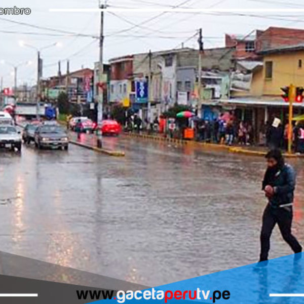 Hoy se registrarán lluvias de moderada a fuerte intensidad en 8 regiones
