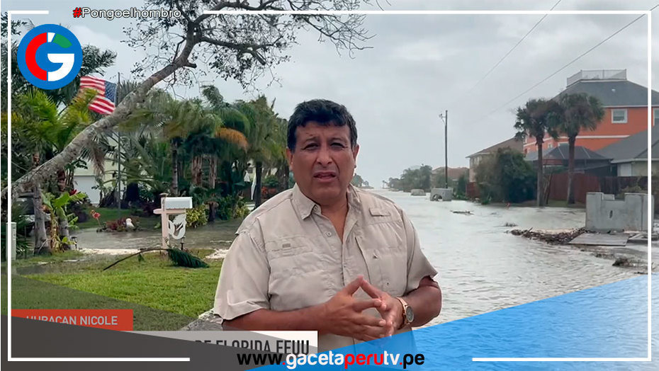 Huracán Nicole inunda calles del Estado de Florida en EE.UU.