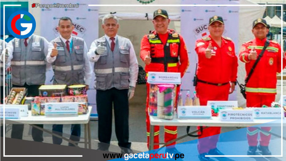 Bomberos y Sucamec inician labores para garantizar seguridad en Mesa Redonda