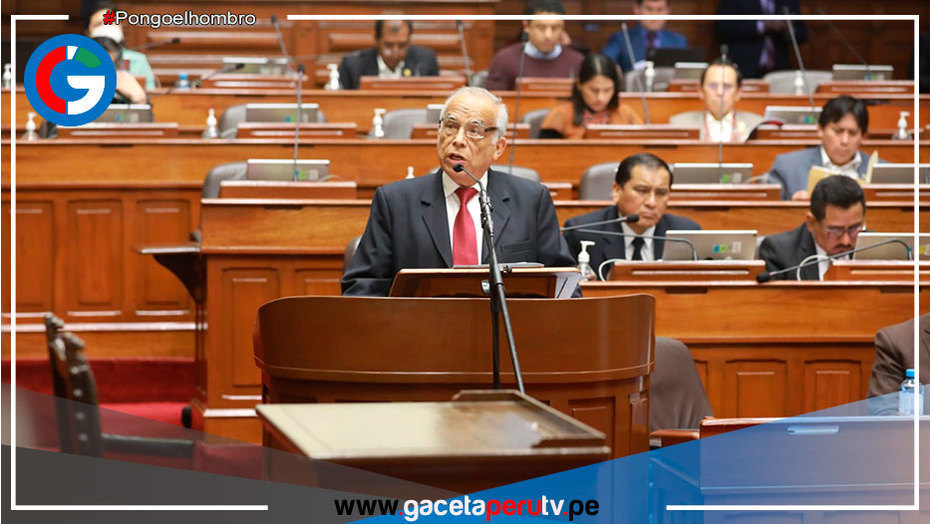 Premier planteó cuestión de confianza ante el Congreso de la República