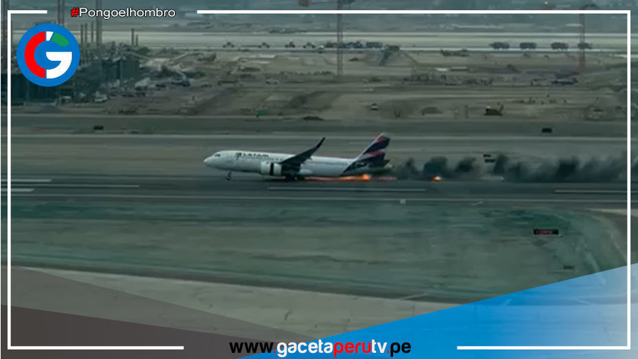 Colisiona Avión de Latam al aterrizar en aeropuerto Jorge Chávez
