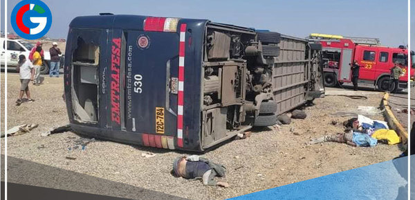 Al menos 12 personas murieron en trágico accidente de bus interprovincial en San Pedro de Lloc