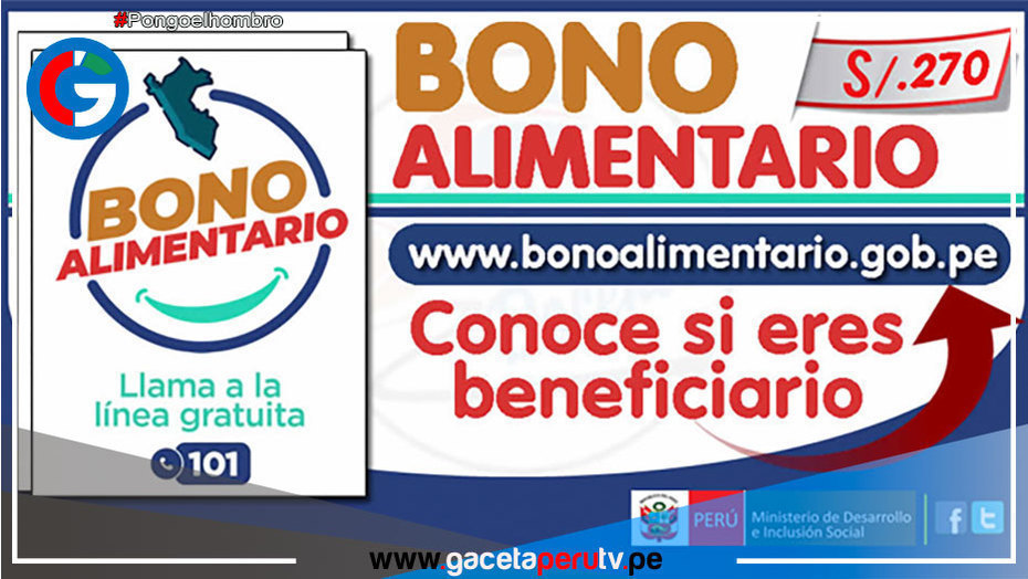 Bono Alimentario 2022 de 270 soles: Consulta en el link oficial si eres beneficiario del subsidio