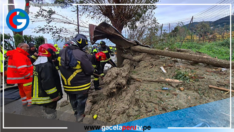 Una riada mortal en la isla italiana de Ischia deja al menos ocho muertos y varios desaparecidos