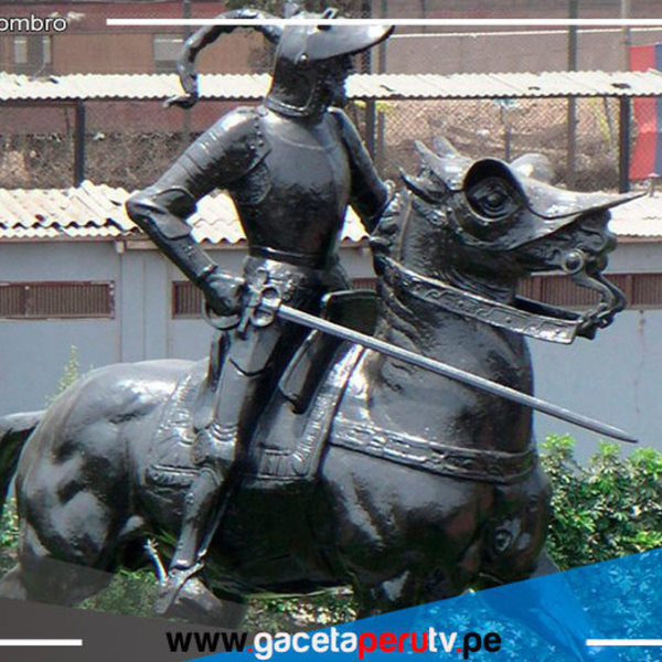 Municipalidad restaura estatuas del Centro Histórico de Lima, como la de Francisco Pizarro