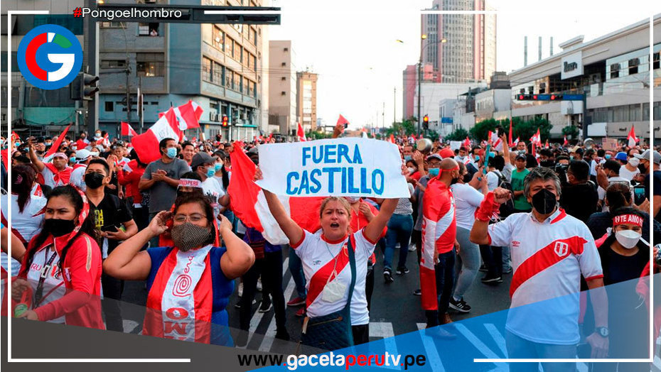 Ayer sábado se llevó a cabo la Marcha nacional de nombre “Reacciona Perú” contra el presidente de la República