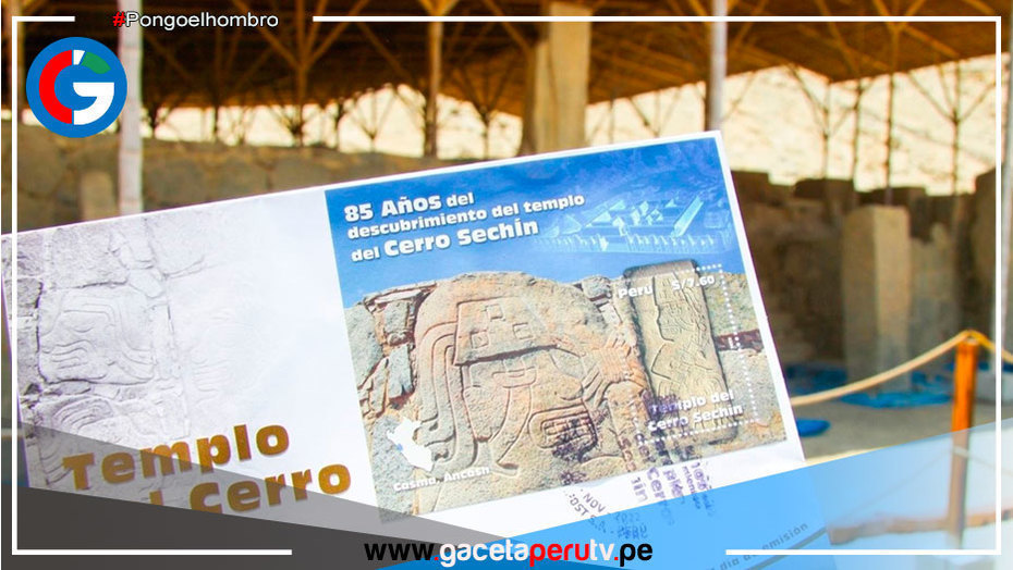 Sechín: imagen del templo figura en sellos postales del Serpost