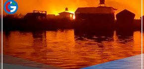 Controlan incendio forestal que afectó a las islas de Los Uros en Puno